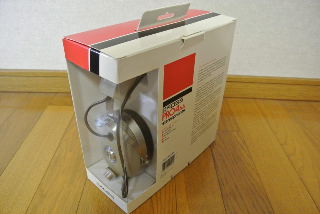 KOSS PRO4AA のパッケージ(後)画像